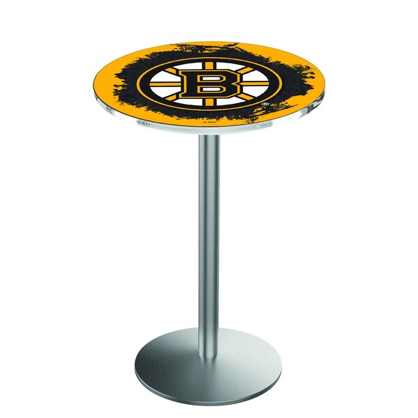 42" Stainless Steel Boston Bruins Pub Table